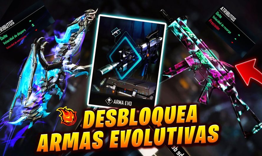Descubre las armas evolutivas más poderosas en Free Fire con diamantes
