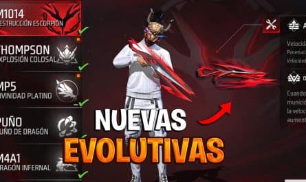 Descubre las armas evolutivas mas poderosas en Free Fire