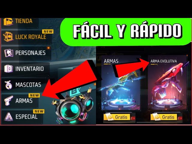 descubre las armas evolutivas en free fire guia de las armas imprescindibles para el juego